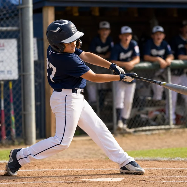 Kids playing baseball